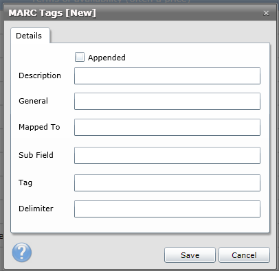 MARC Tags